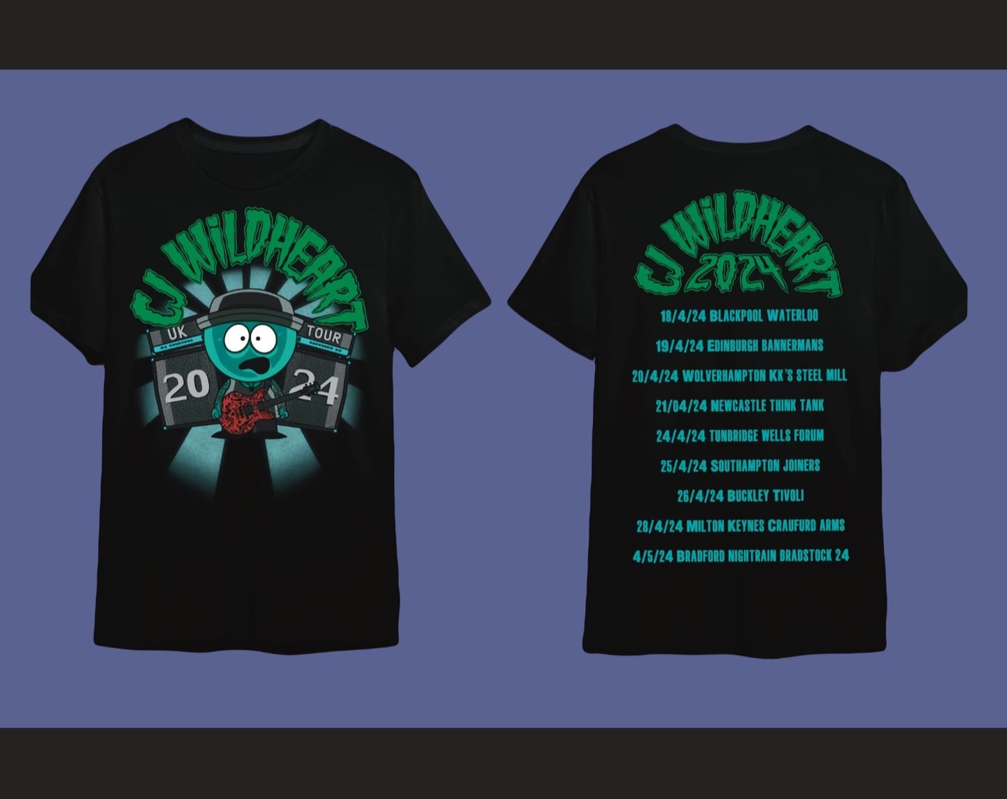 CJ Wildheart - 2024 UK Tour T-shirt