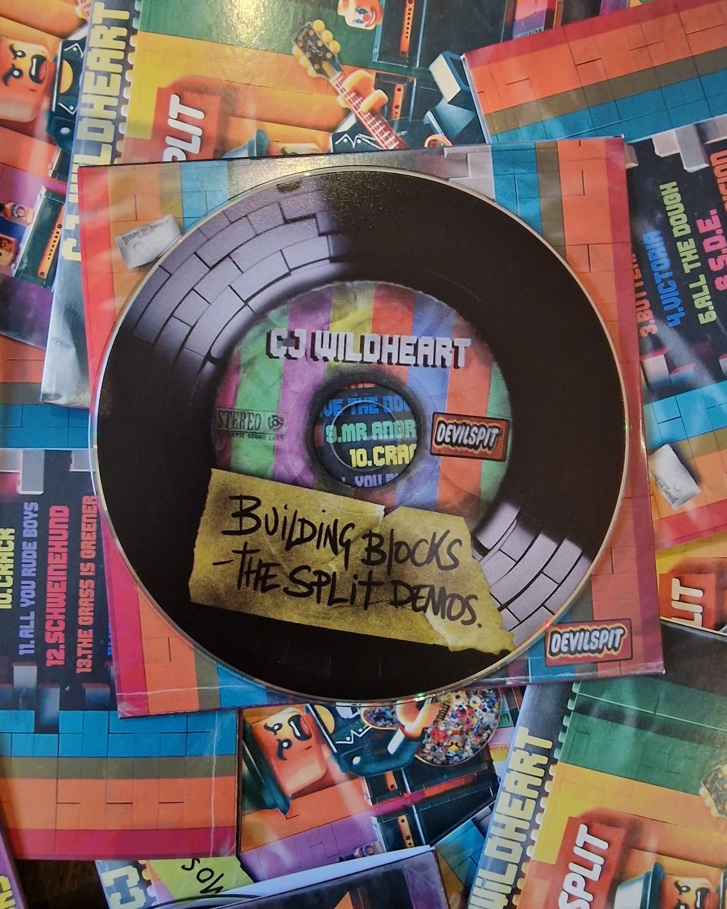CJ Wildheart - The Building Blocks CD (SIGNED COPY)