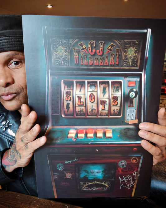 Signed A3 Art Print - SLOTS