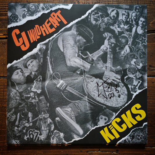 CJ Wildheart - Last Two Copies Of My 2023 Live Album 'KICKS' On Yellow Vinyl