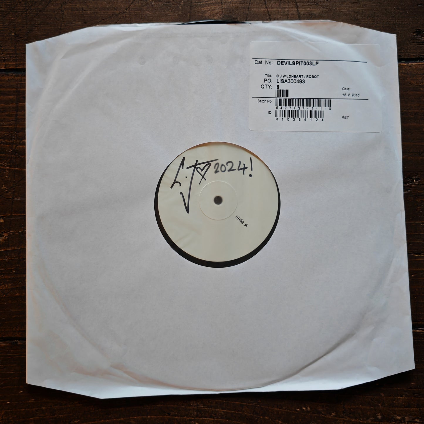 Rarities - Signed Robot Test Pressing