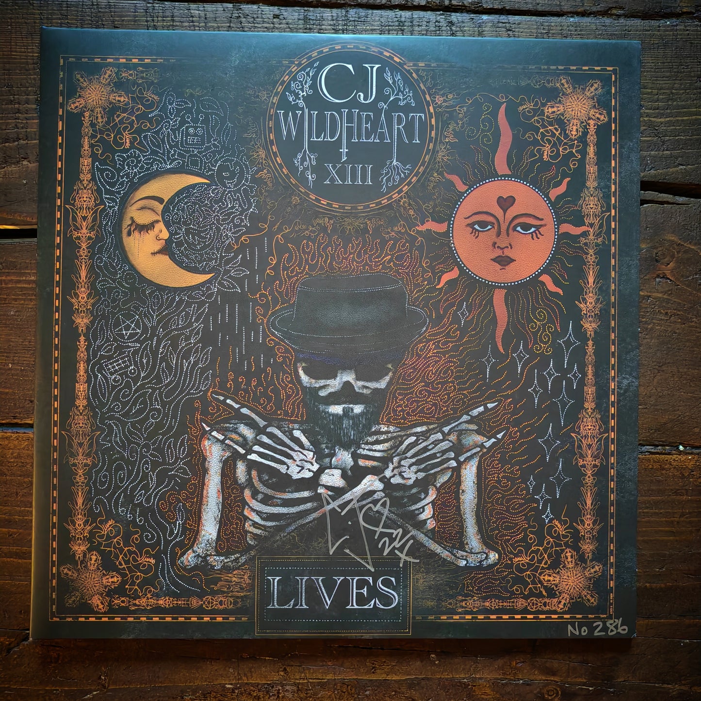 CJ Wildheart - SIGNED 'LIVES' Double vinyl set